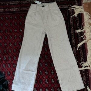 Banana republic factory women HIGH-RISE LINEN-COTTON PANT.